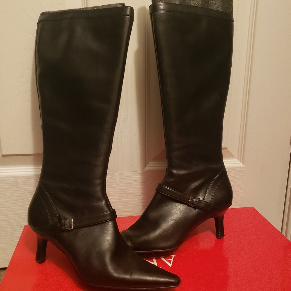 Black Anne Klein Knee-high boots